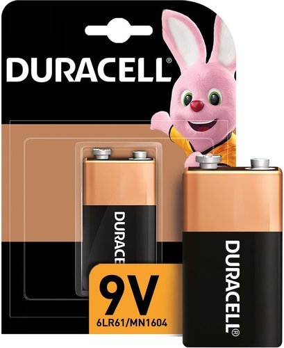Батарейка щелочная Duracell 6LF22 (6LR61) 9В фото