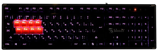 Клавиатура A4Tech Bloody B3370R, черный фото