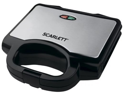 Вафельница Scarlett SC-WM11901 750Вт черный/серебристый фото