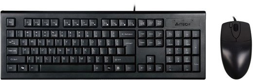 Клавиатура + мышь A4Tech KR-8520D, черный фото
