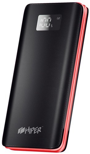 Внешний аккумулятор HIPER BS10000, 10000 mah, черный/красный фото