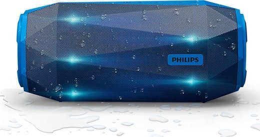 Портативная колонка Philips sb500, синяя фото