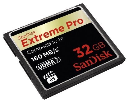 Карта памяти SanDisk CompactFlash Extreme Pro (160/150MB/s) 32GB фото