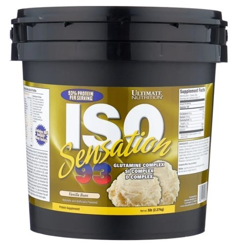 Протеин Ultimate Nutrition ISO Sensation 93 (2.27 кг) ванильный боб фото