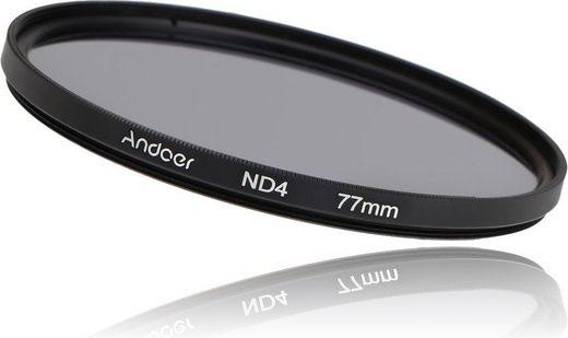 Набор фильтр нейтральных Andoer 77mm Fader ND2 ND4 ND8 для Nikon Canon Sony Pentax DSLRS фото