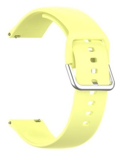 Ремешок силиконовый для Haylou LS05, желтый фото