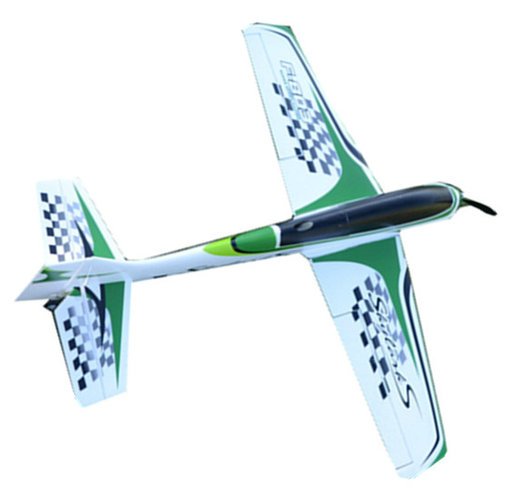 Набор для сборки радиоуправляемого самолета F3A 950 мм, зелёный фото