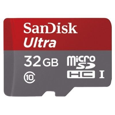 Карта памяти SanDisk Ultra microSDHC 32GB Class 10 UHS-I (48Mb/s) + ADP фото