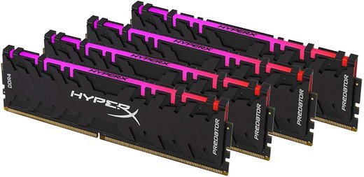 Память оперативная DDR4 32Gb (4x8Gb) Kingston XMP HyperX Predator RGB 3000MHz CL15 (HX430C15PB3AK4/32) фото