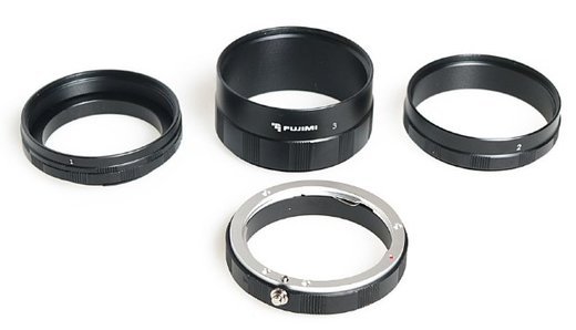Набор удлинительных колец Fujimi FJMTC-C3M для EOS (9мм, 16мм, 30мм, ручная фокусировка) фото