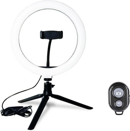 Кольцевая лампа LED Ring Light с штативом и пультом ДУ фото