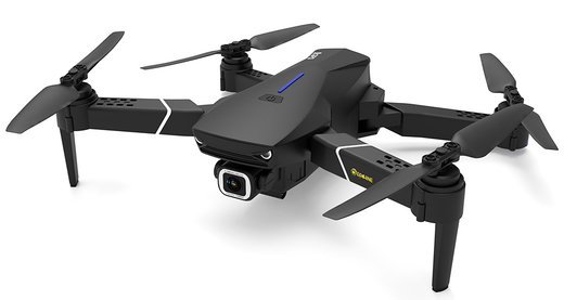 Квадрокоптер Eachine E520S с камерой 5G Wi-Fi 1080p, 2 батареи, черный фото