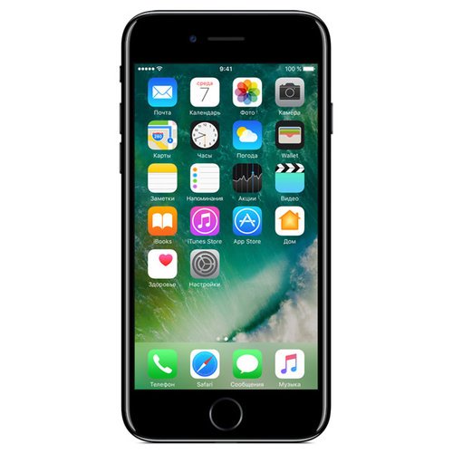 Смартфон Apple iPhone 7 (256 GB) Jet Black фото