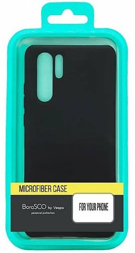Чехол-накладка для Xiaomi Mi11 черный, Microfiber Case, Borasco фото