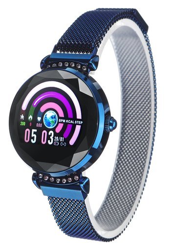 Умные часы Bakeey H2 Diamond, синий фото