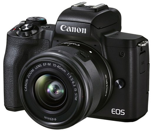 Беззеркальный фотоаппарат Canon EOS M50 Mark II kit EF-M 15-45mm f/3.5-6.3 IS STM черный фото