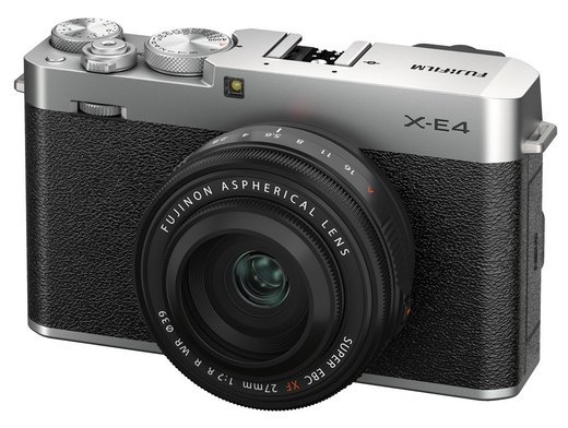 Фотоаппарат Fujifilm X-E4 Kit XF 27mm f/2.8 серебро фото