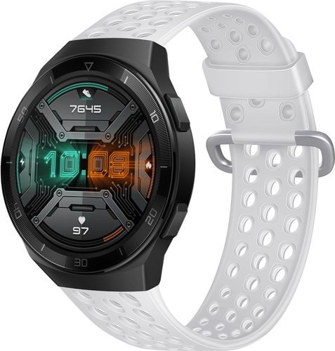 Силиконовый ремешок Bakeey 22 мм для Huawei Watch GT 2e, белый фото