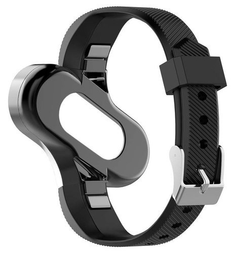 Дизайнерский ремешок для браслета Bakeey для Xiaomi Mi Band 3, черный фото