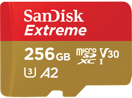 Карта памяти SanDisk microSDXC UHS-I U3 A2 (160 MB/s) 256GB фото