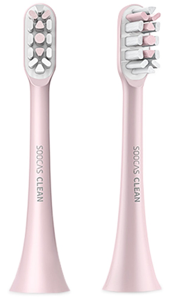 Насадки для электрической зубной щетки Soocare Soocas X3 розовые, 2шт фото