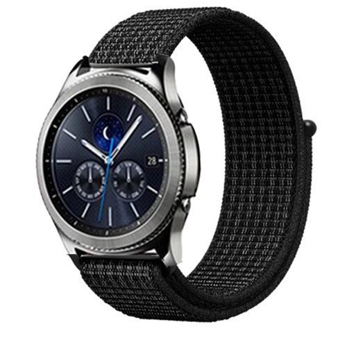 Нейлоновый ремешок для часов Bakeey для Galaxy Watch 46mm/Samsung Gear S3 Frontier/Amazfit 3, черный, 22 мм фото