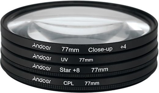 Набор фильтров Andoer 77 мм 4шт фото