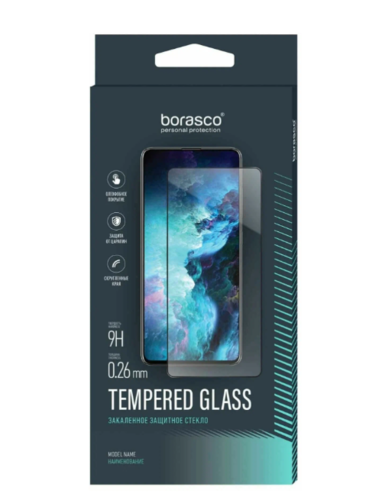 Защитное стекло для Xiaomi Redmi Note 12 Full Glue черный, BoraSCO фото
