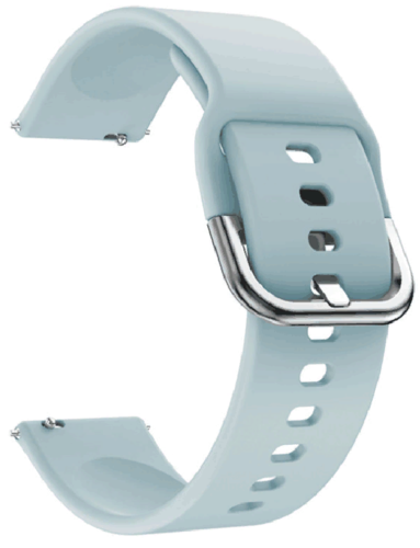 Силиконовый ремешок для часов Bakeey для Xaiomi, голубой, 22 мм фото