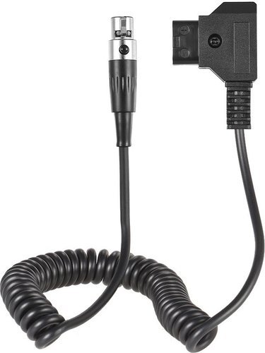 D-образный штекер для (Tinny) Mini XLR 4-контактный прямой кабель, спиральный шнур фото