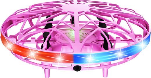 Квадрокоптер UFO 2.4G, розовый фото