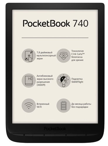 Электронная книга PocketBook 740 черная фото