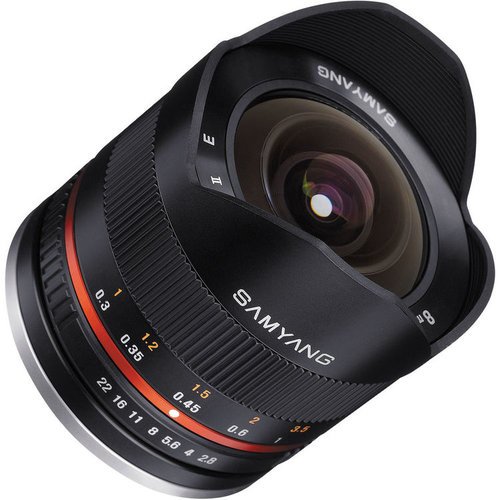 Объектив Объектив Samyang MF 8mm f/2.8 Fisheye Sony NEX черный фото