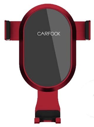 Автомобильный держатель с беспроводной зарядкой Xiaomi CARFOOK Wireless Car Charger DZ-01 красный фото