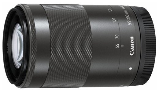 Объектив Canon EF-M 55-200mm f/4.5-6.3 IS STM черный фото