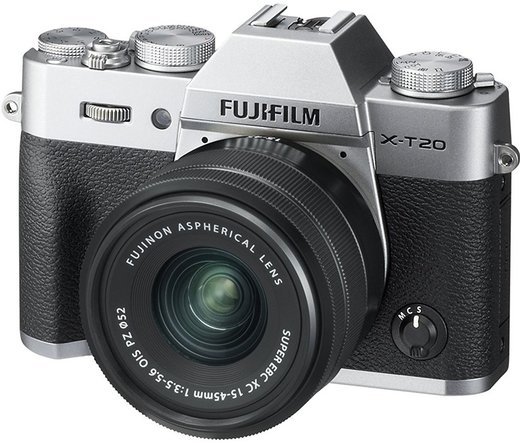 Фотоаппарат Fujifilm X-T20 Kit 15-45mm серебро фото