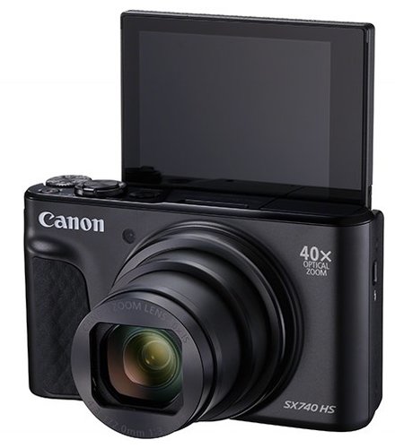 Цифровой фотоаппарат Canon PowerShot SX740 HS черный фото