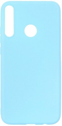 Чехол-накладка для Huawei P40 Lite E/ Honor 9C синий, Microfiber Case, Borasco фото