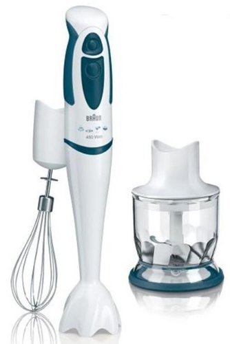 Блендер погружной Braun MR4050HC 450Вт белый фото
