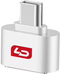 Конвертер-адаптер LD Micro USB / Type-C с USB 2.0 OTG для смартфонов, ноутбуков, Type-C фото