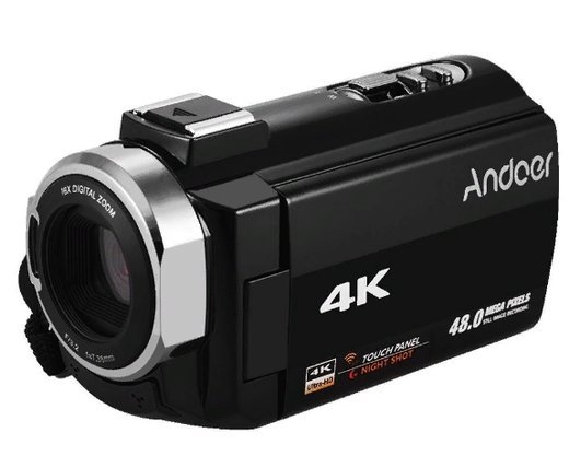 Видеокамера Andoer Портативный 4K HD DV 16X цифровой зум фото