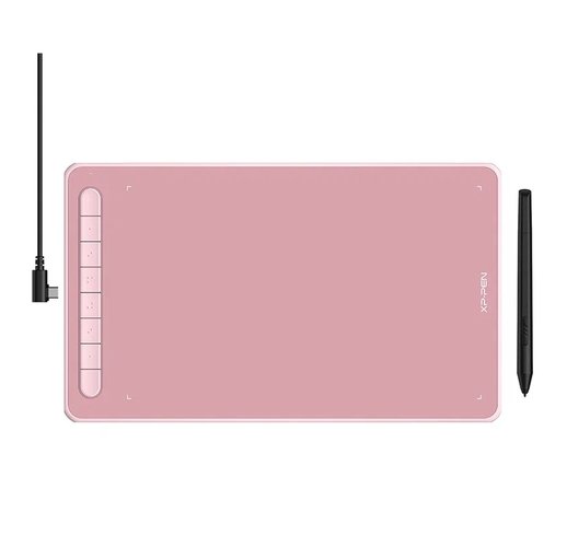 Графический планшет XP-Pen Deco L, розовый фото