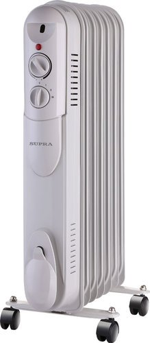 Радиатор масляный Supra ORS-07-S1 1500Вт белый фото