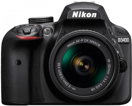 Зеркальный фотоаппарат Nikon D3400 Kit 18-55 VR AF-P фото