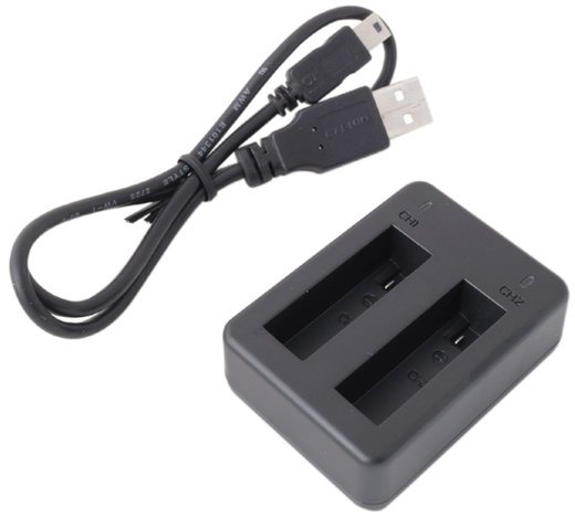 Зарядное устройство Fujimi GP 2AHDBT-401 USB для двух АКБ GP H4B (GoPro4) фото