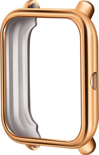 Защитная накладка для часов Amazfit Bip Lite, розовое золото фото