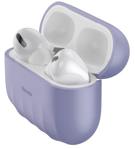 Чехол Baseus для хранения наушников Apple Airpods 3 / Airpods Pro, фиолетовый фото
