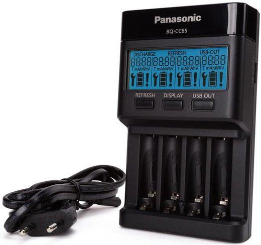 Зарядное устройство Panasonic Advanced (BQ-CC65E) для 1-4 акк АА/ААА Ni-MH с USB-выходом фото