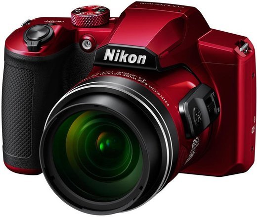 Цифровой фотоаппарат Nikon Coolpix B600 красный фото