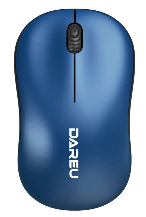 Беспроводная мышь Dareu LM106G, синий/черный фото